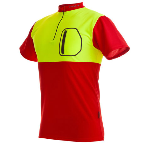 Stretch-Air Short Sleeved-Red